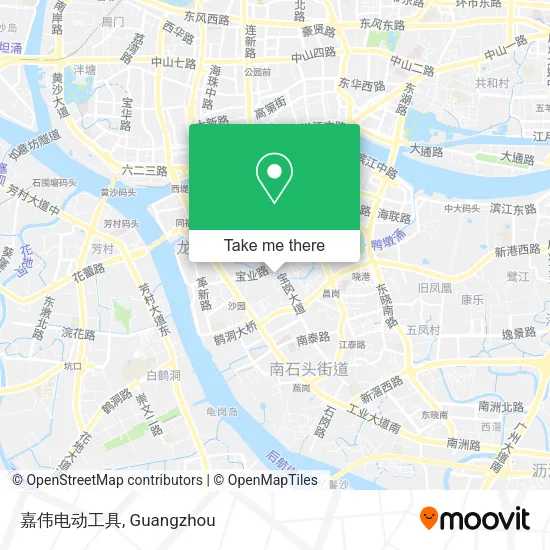 嘉伟电动工具 map