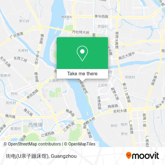 街电(U亲子蹦床馆) map