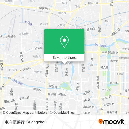电白蔬菜行 map