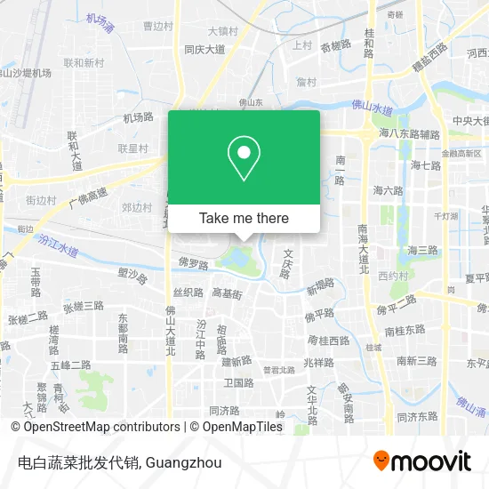 电白蔬菜批发代销 map