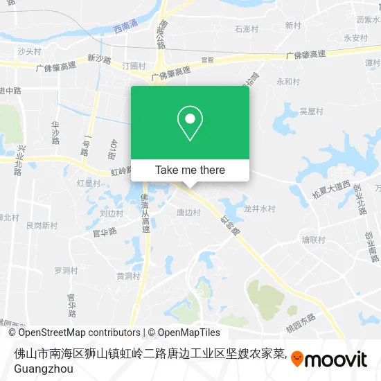 佛山市南海区狮山镇虹岭二路唐边工业区坚嫂农家菜 map
