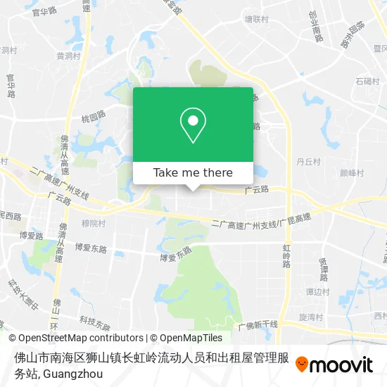 佛山市南海区狮山镇长虹岭流动人员和出租屋管理服务站 map