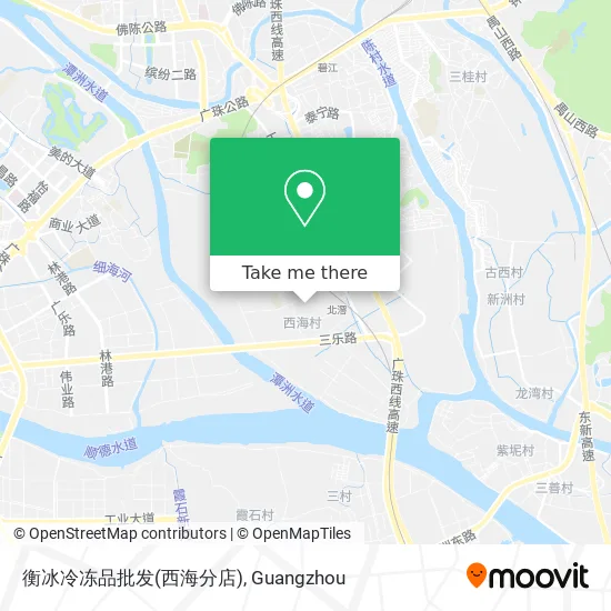 衡冰冷冻品批发(西海分店) map