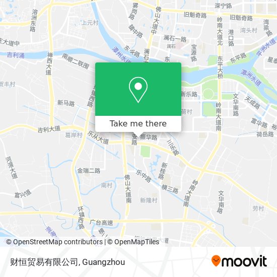 财恒贸易有限公司 map