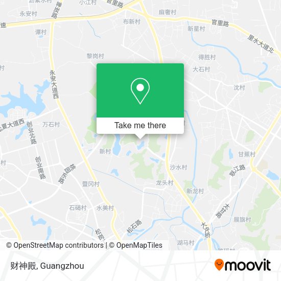 财神殿 map