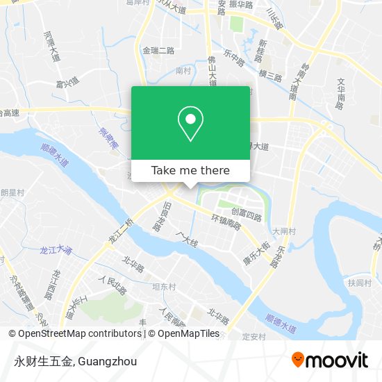 永财生五金 map