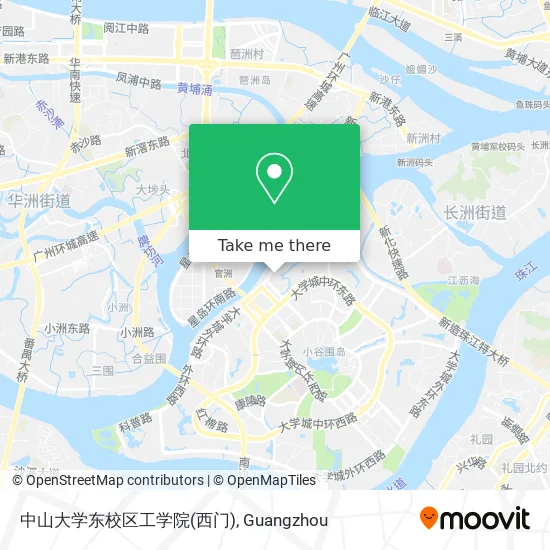 中山大学东校区工学院(西门) map