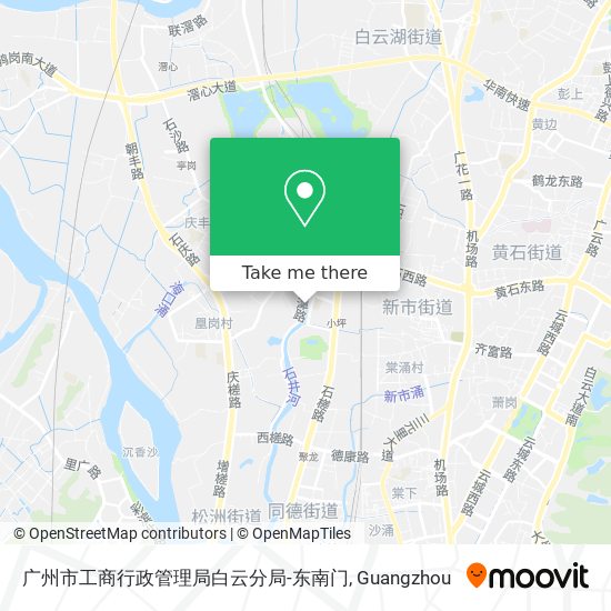 广州市工商行政管理局白云分局-东南门 map