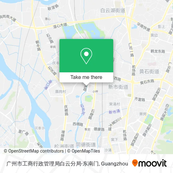 广州市工商行政管理局白云分局-东南门 map