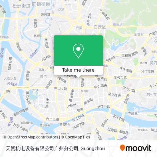 天贸机电设备有限公司广州分公司 map