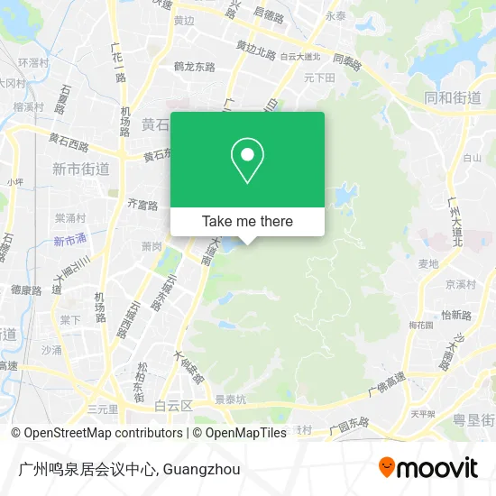 广州鸣泉居会议中心 map