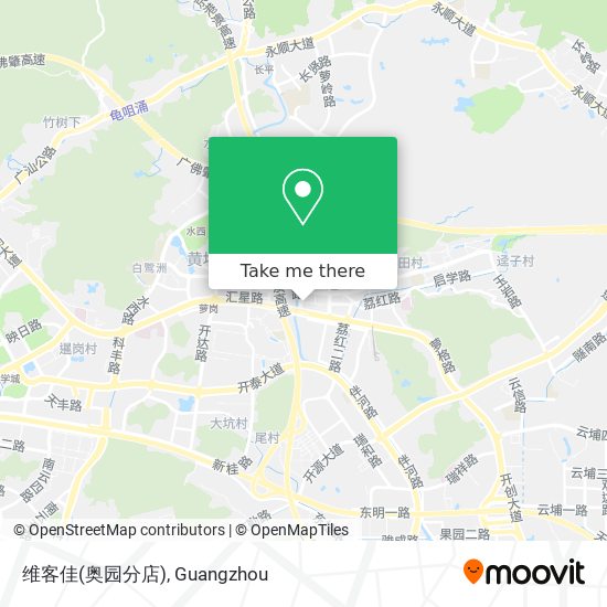 维客佳(奥园分店) map