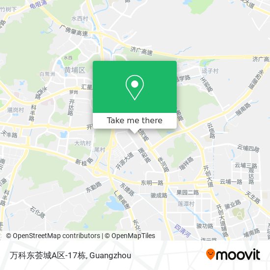 万科东荟城A区-17栋 map