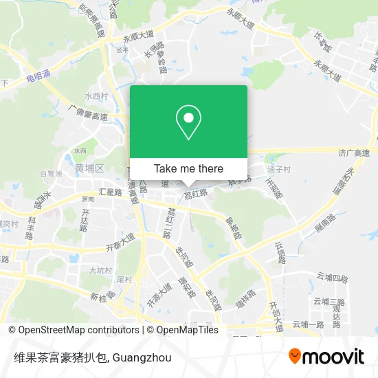 维果茶富豪猪扒包 map