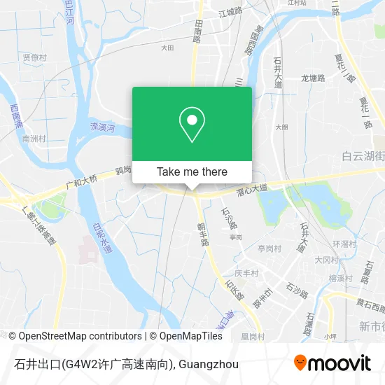 石井出口(G4W2许广高速南向) map