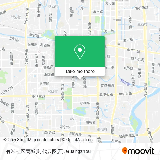有米社区商城(时代云图店) map