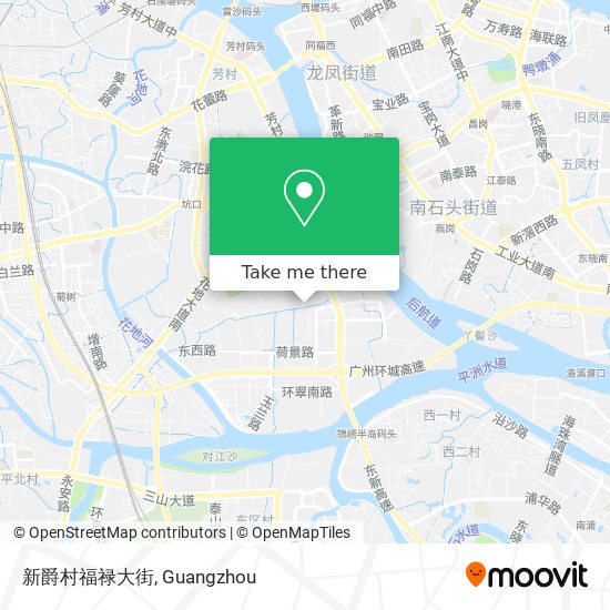 新爵村福禄大街 map