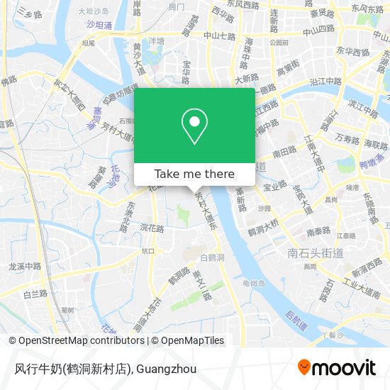 风行牛奶(鹤洞新村店) map
