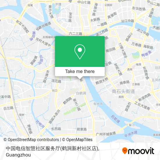 中国电信智慧社区服务厅(鹤洞新村社区店) map