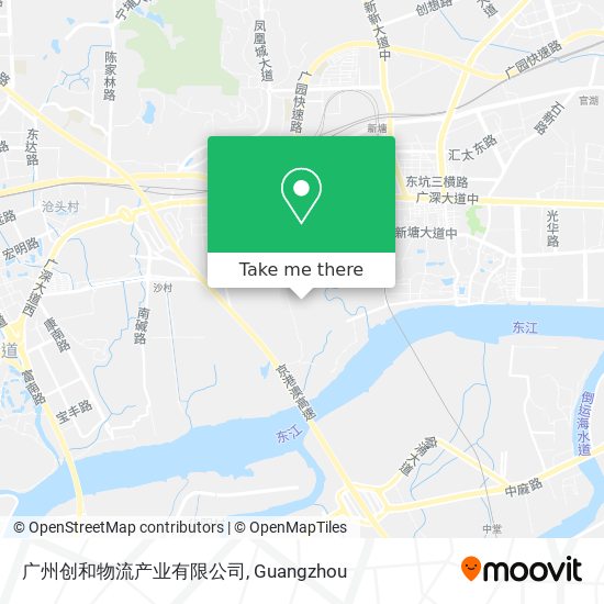 广州创和物流产业有限公司 map