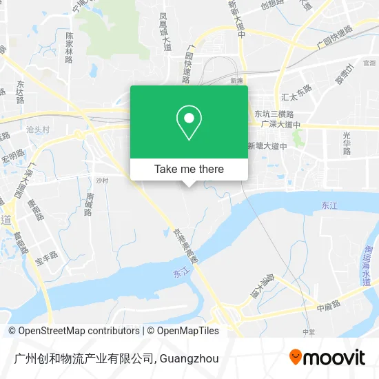 广州创和物流产业有限公司 map