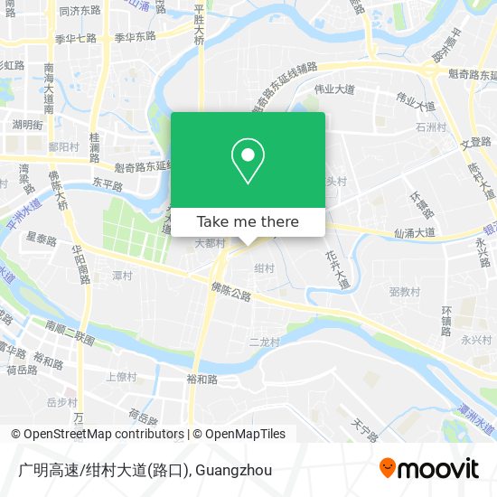广明高速/绀村大道(路口) map