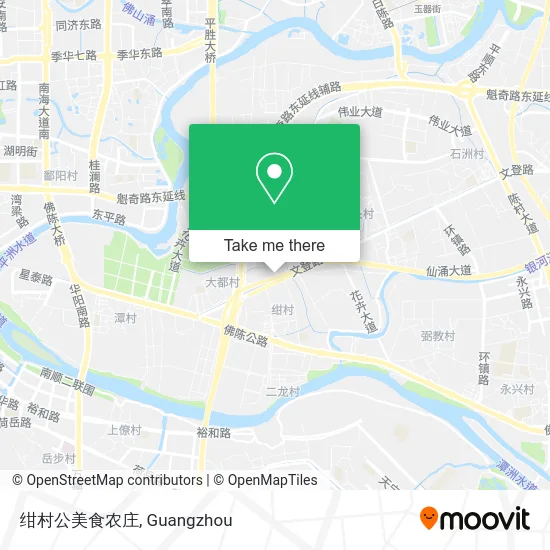 绀村公美食农庄 map