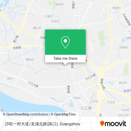 沙咀一村大道/龙涌北路(路口) map