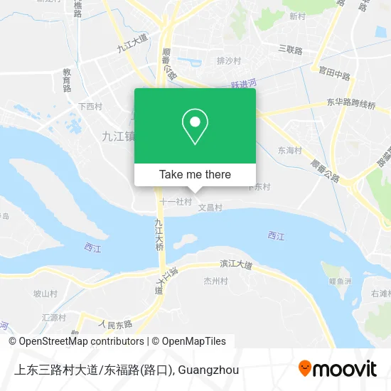 上东三路村大道/东福路(路口) map