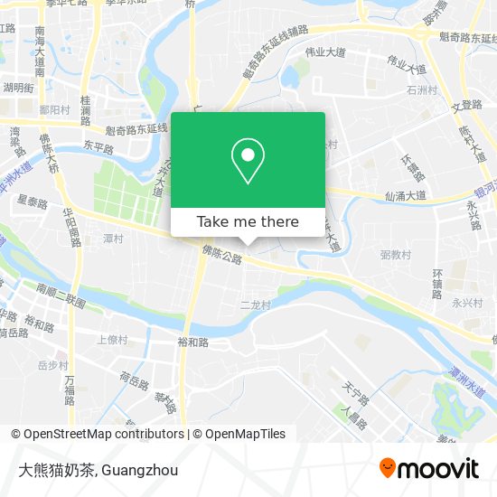 大熊猫奶茶 map
