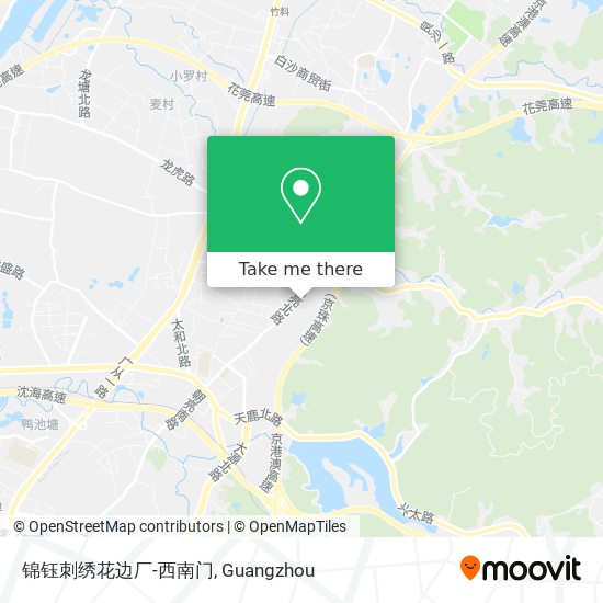 锦钰刺绣花边厂-西南门 map
