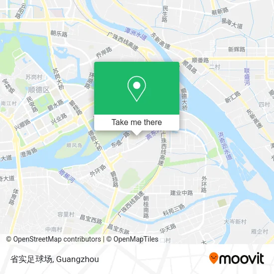 省实足球场 map