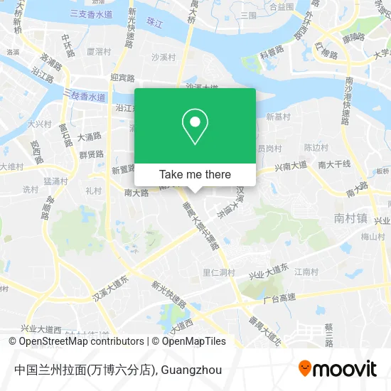 中国兰州拉面(万博六分店) map