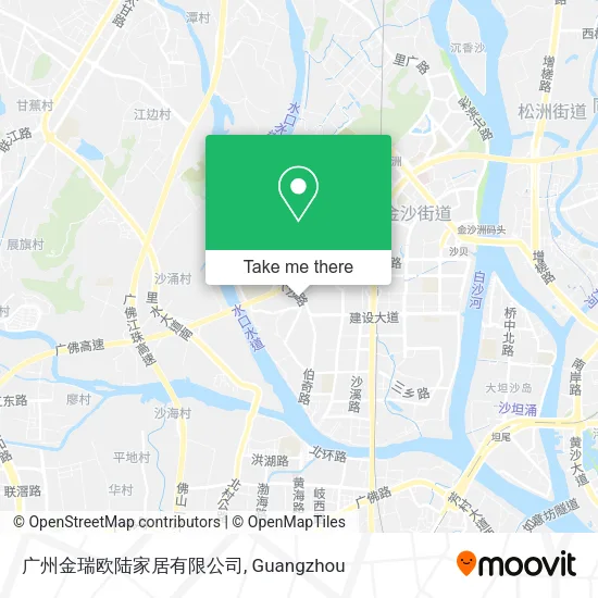 广州金瑞欧陆家居有限公司 map