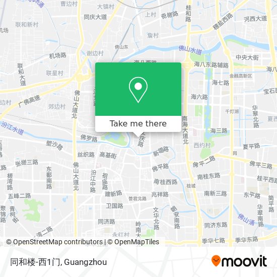 同和楼-西1门 map