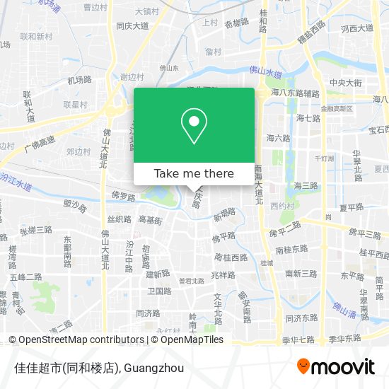 佳佳超市(同和楼店) map
