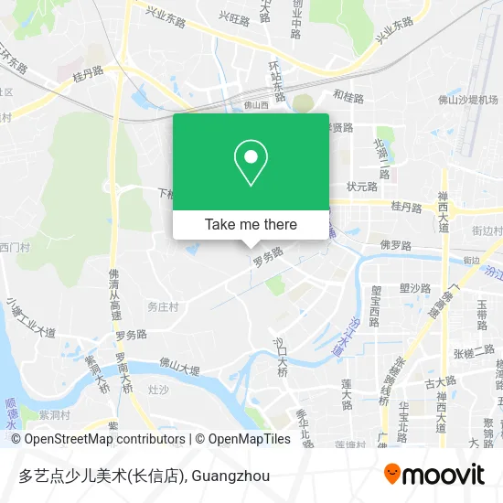 多艺点少儿美术(长信店) map