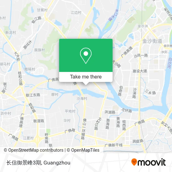 长信御景峰3期 map
