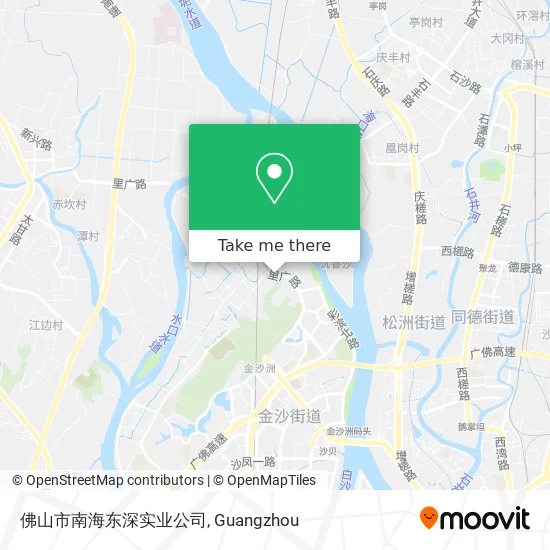 佛山市南海东深实业公司 map