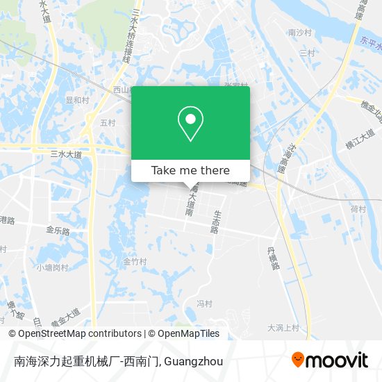 南海深力起重机械厂-西南门 map