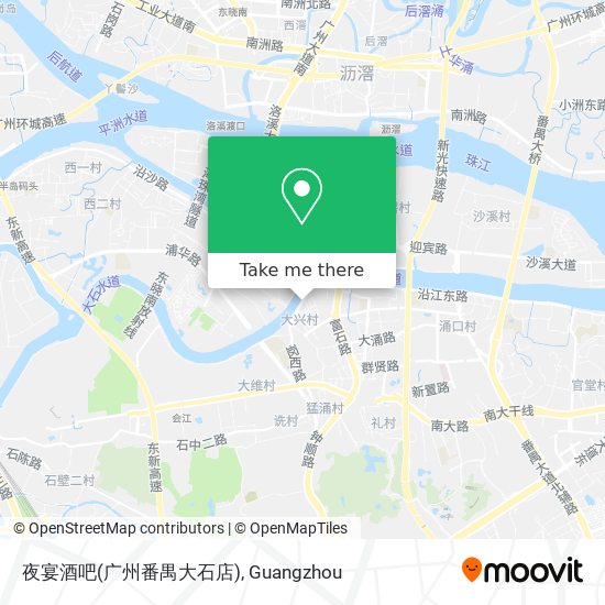 夜宴酒吧(广州番禺大石店) map