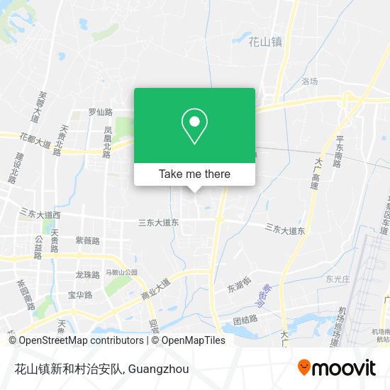 花山镇新和村治安队 map
