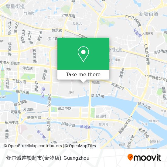 舒尔诚连锁超市(金汐店) map