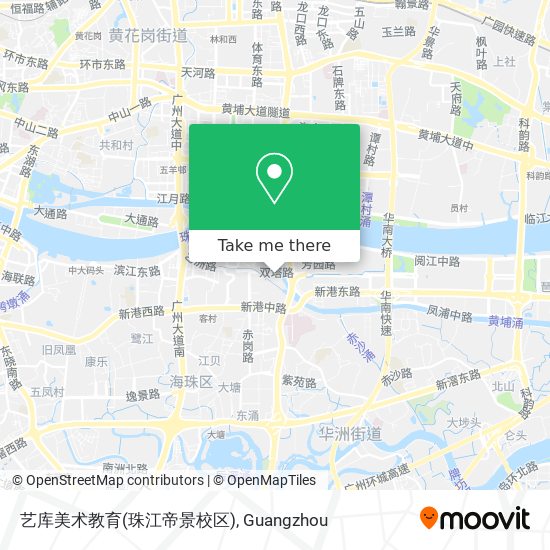 艺库美术教育(珠江帝景校区) map