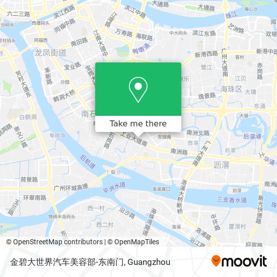 金碧大世界汽车美容部-东南门 map
