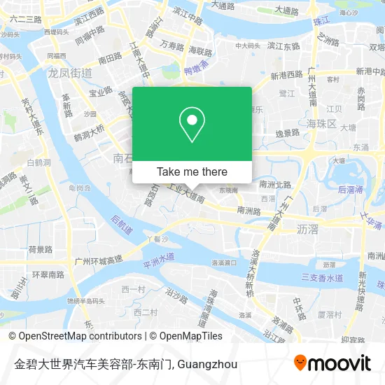 金碧大世界汽车美容部-东南门 map