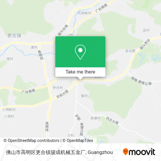 佛山市高明区更合镇骏成机械五金厂 map