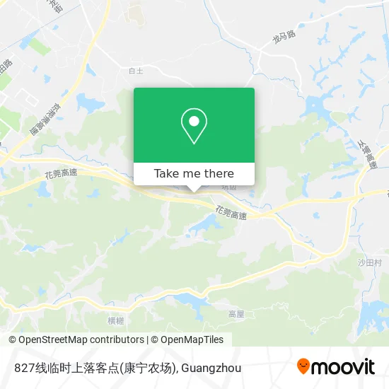 827线临时上落客点(康宁农场) map