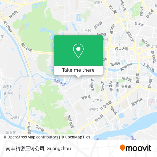 南丰精密压铸公司 map
