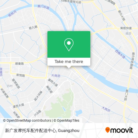 新广发摩托车配件配送中心 map